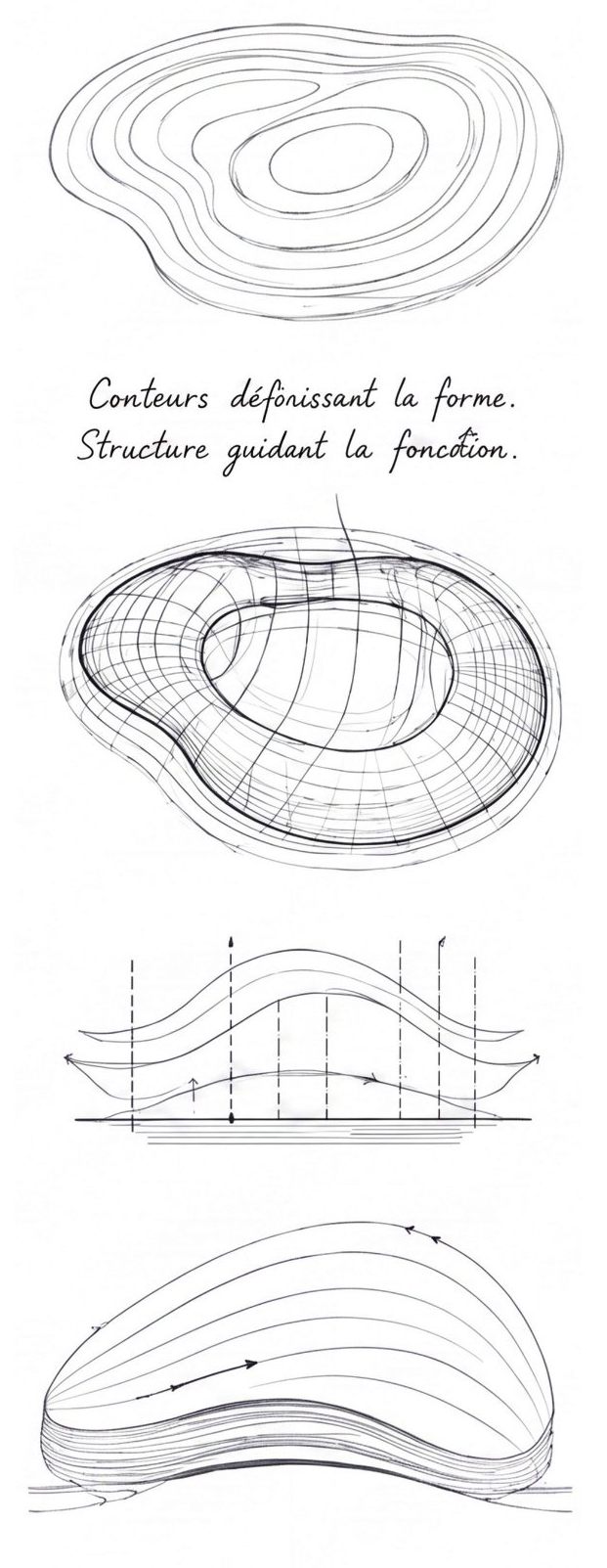 Lignes de contour et structure